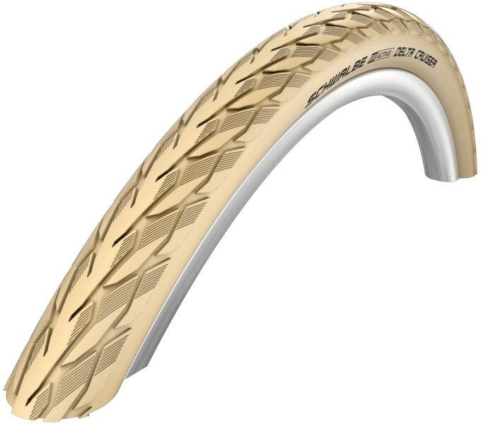SCHWALBE Pneu DELTA CRUISER PLUS (40-635) 28x1 1/2 700x38B Active 50EPI PunctureGuard 910g Beige reflex SCHWALBE Pneu DELTA CRUISER PLUS (40-635) 28x1 1/2 700x38B Active 50EPI PunctureGuard 910g Beige reflex