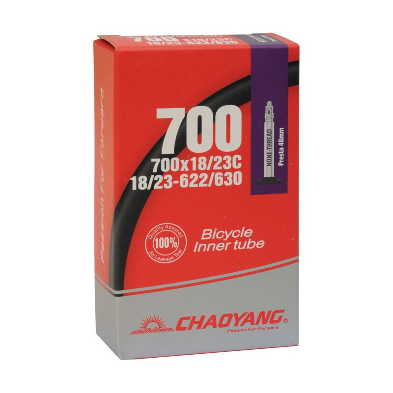 CHAOYANG Chambre à air 700x18/23C FV48 FT (18/25-622/630) CHAOYANG Chambre à air 700x18/23C FV48 FT (18/25-622/630)