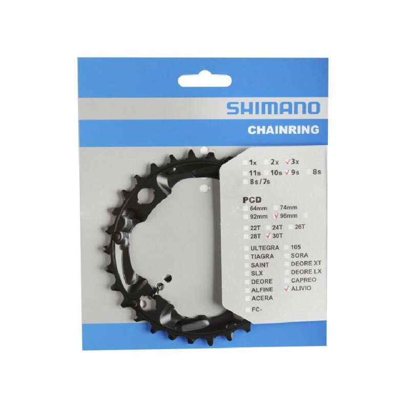Boîte de vitesses SHIMANO 30z. FC-M4000/4050 Alivio 9-k. 96mm Boîte de vitesses SHIMANO 30z. FC-M4000/4050 Alivio 9-k. 96mm