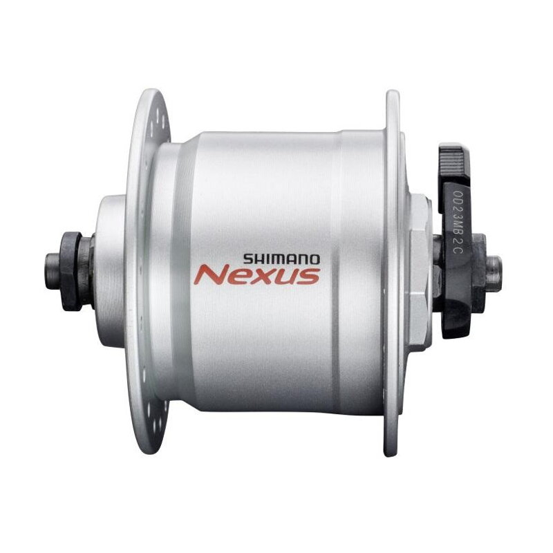 Moyeu SHIMANO avec dynamo DH-C3000 6V/3W 36d. argent. sur r.u.+protection contre les surtensions SMDH10 Moyeu SHIMANO avec dynamo DH-C3000 6V/3W 36d. argent. sur r.u.+protection contre les surtensions SMDH10