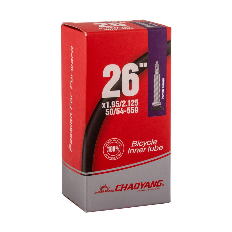 CHAOYANG Chambre à air 26x1,95/2,125 FV48 (50/54-559) CHAOYANG Chambre à air 26x1,95/2,125 FV48 (50/54-559)