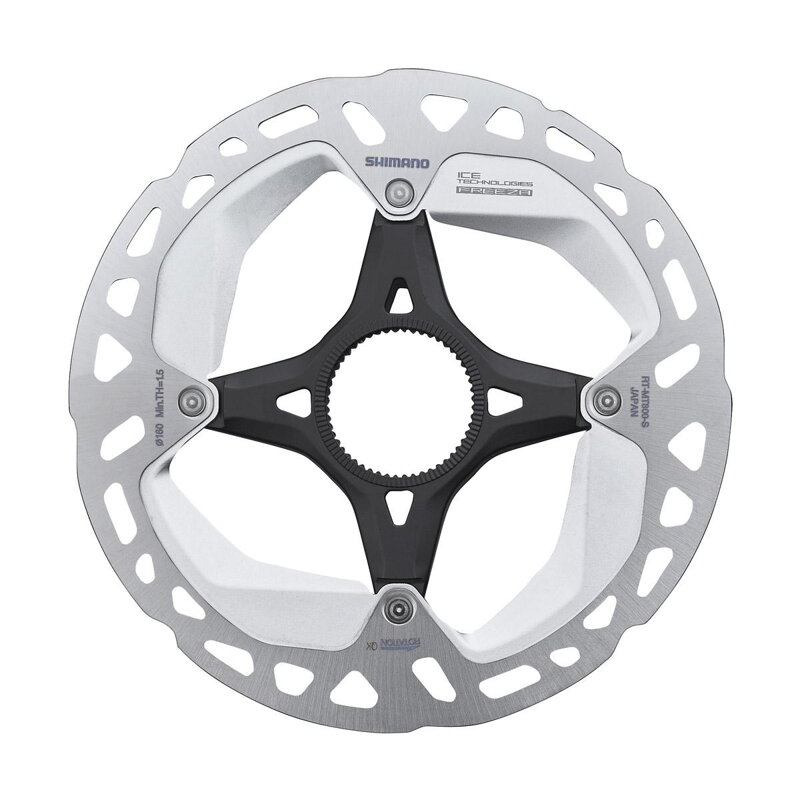 Disque de frein SHIMANO RT-MT800 160mm Center Lock Ice Tech (serré intérieurement)