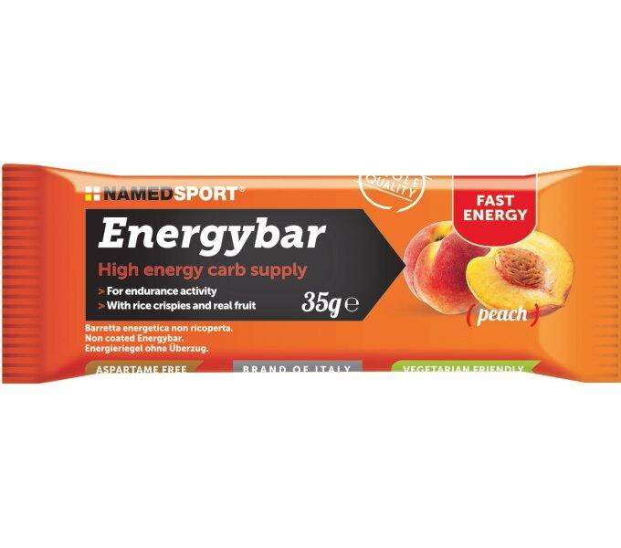 NAMEDSPORT Barre ENERGYBAR pêche 35g NAMEDSPORT Barre ENERGYBAR pêche 35g