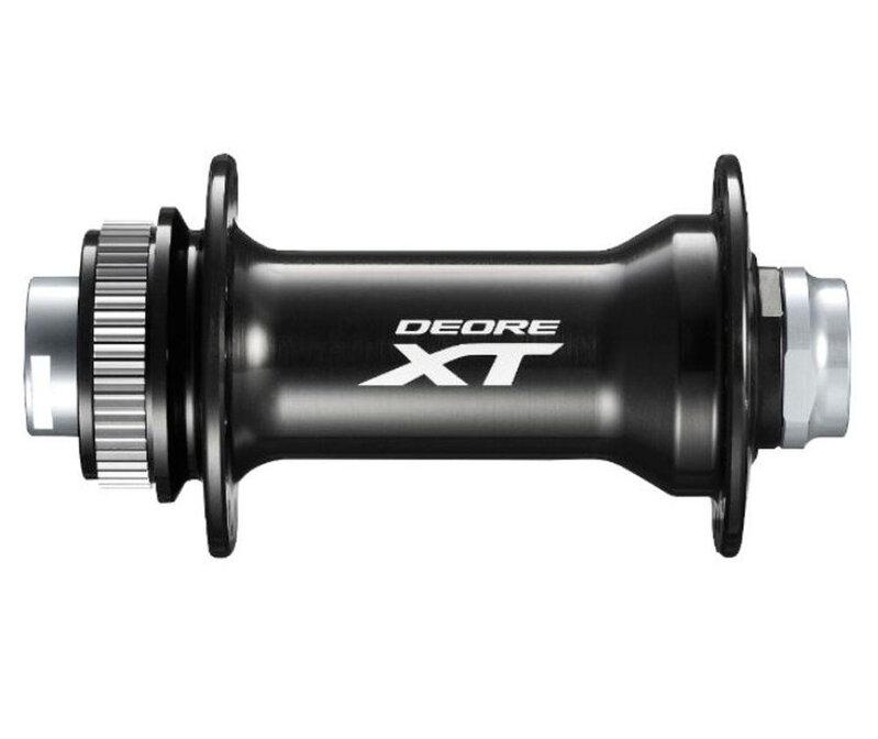 Moyeu avant SHIMANO XT HB-M8010 axe 100x15mm 32d. Serrure centrale noire Moyeu avant SHIMANO XT HB-M8010 axe 100x15mm 32d. Serrure centrale noire