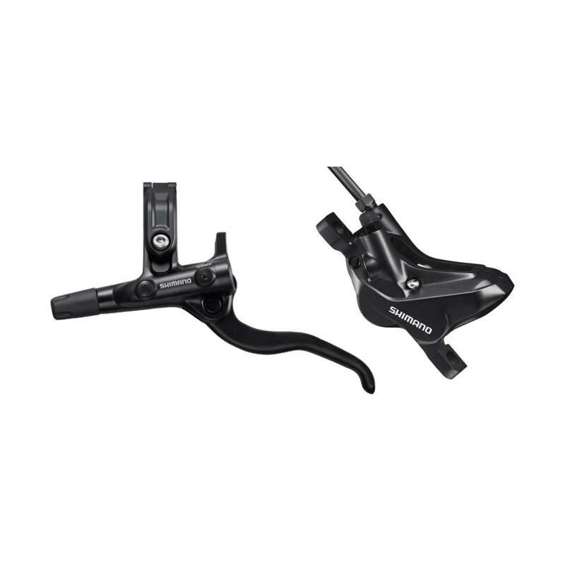 SHIMANO Frein hydr. E-MT420 BL-MT4100/BR-MT420 avant noir sur poteau, tuyau de 1 000 mm + plateau. D03S SHIMANO Frein hydr. E-MT420 BL-MT4100/BR-MT420 avant noir sur poteau, tuyau de 1 000 mm + plateau. D03S