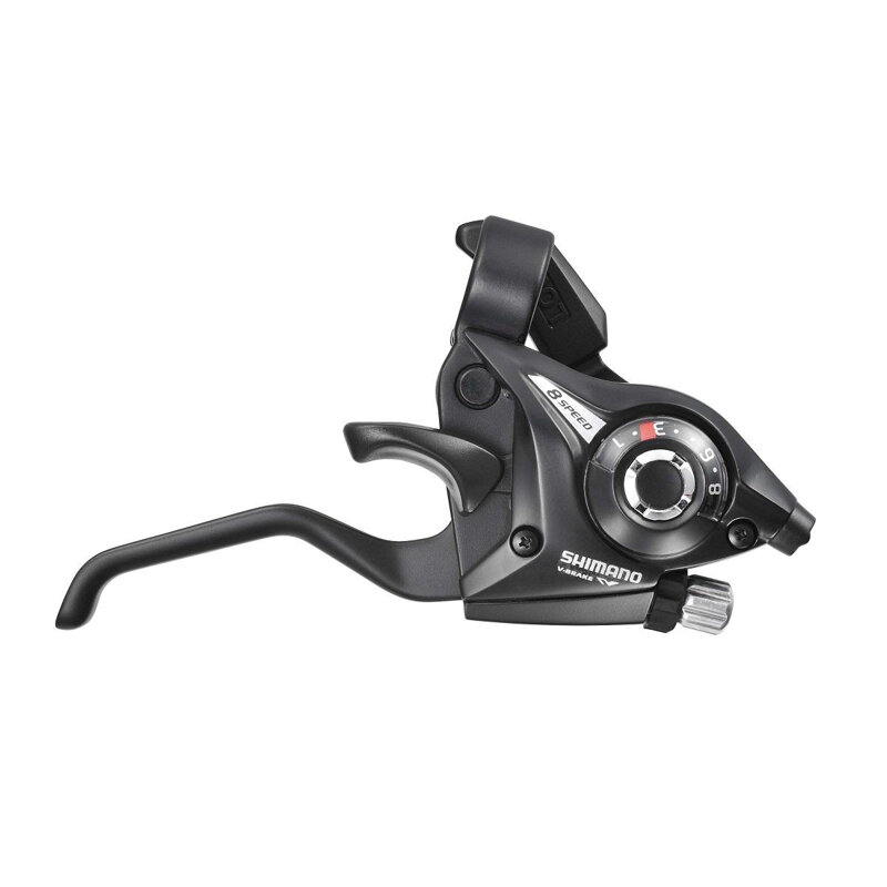SHIMANO Engrenage/frein levier ST-EF51 droit 7-k. noir SHIMANO Engrenage/frein levier ST-EF51 droit 7-k. noir
