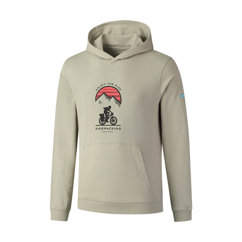 SHIMANO Sweat SHIMANO HOODIE vert/rouge SHIMANO Sweat SHIMANO HOODIE vert/rouge