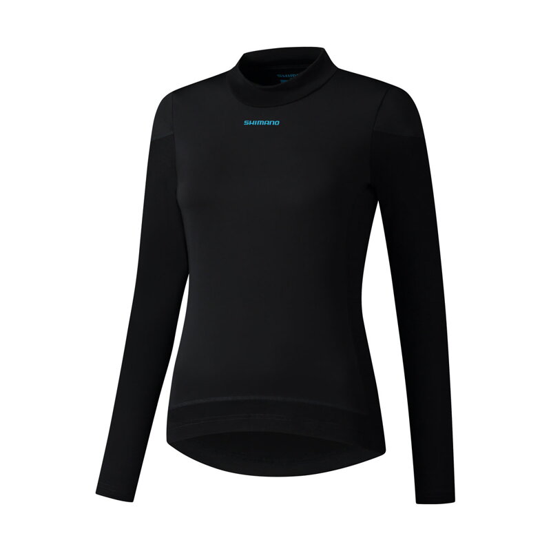 SHIMANO T-shirt femme BEAUFORT LONG BASE LAYER noir