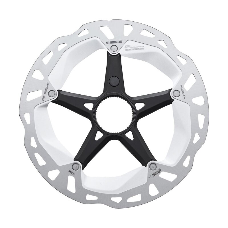 Disque de frein SHIMANO RT-EM810 180mm Steps Center Lock Ice Tech (serré extérieurement) Disque de frein SHIMANO RT-EM810 180mm Steps Center Lock Ice Tech (serré extérieurement)