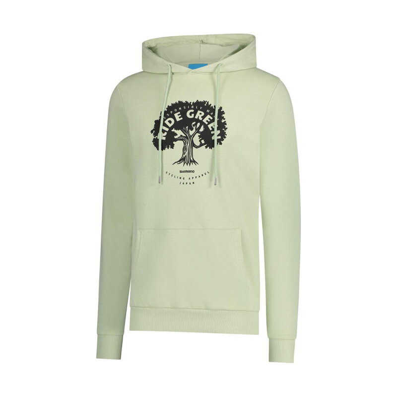 SHIMANO GRAPHIC HOODIE vert pâle SHIMANO GRAPHIC HOODIE vert pâle