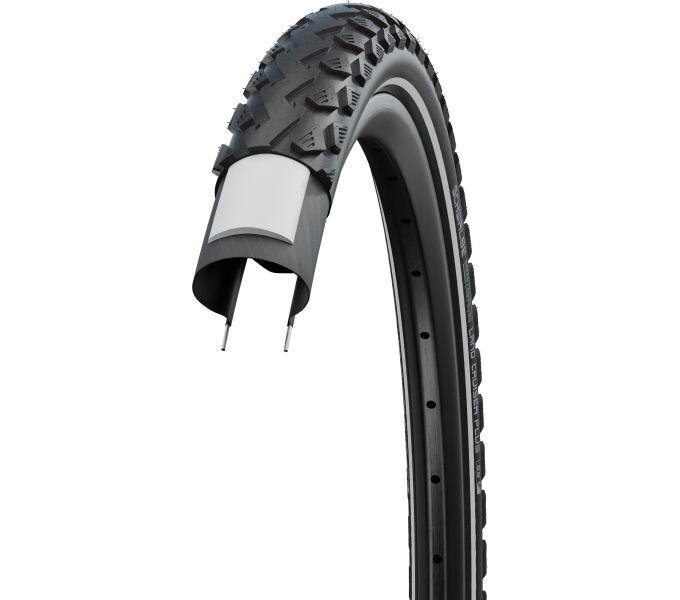 SCHWALBE Pneu LAND CRUISER PLUS (50-559) 26x2.00 Active 50EPI PunctureGuard 950g Reflex Vert SCHWALBE Pneu LAND CRUISER PLUS (50-559) 26x2.00 Active 50EPI PunctureGuard 950g Reflex Vert