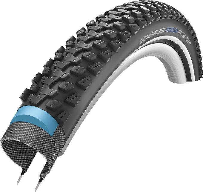 SCHWALBE Pneu MARATHON PLUS VTT (60-622) 29x2,35 Performance 67EPI Smart DualGuard 1390g Noir reflex SCHWALBE Pneu MARATHON PLUS VTT (60-622) 29x2,35 Performance 67EPI Smart DualGuard 1390g Noir reflex