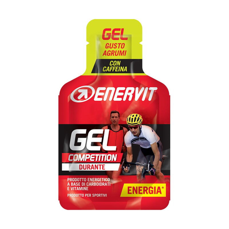 ENERVIT Gel ENERVITENE SPORT agrumes + caféine 25ml ENERVIT Gel ENERVITENE SPORT agrumes + caféine 25ml