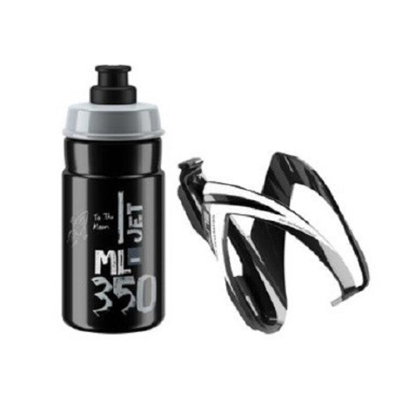 ELITE Bouteille avec panier logo CEO gris-noir, 350 ml ELITE Bouteille avec panier logo CEO gris-noir, 350 ml