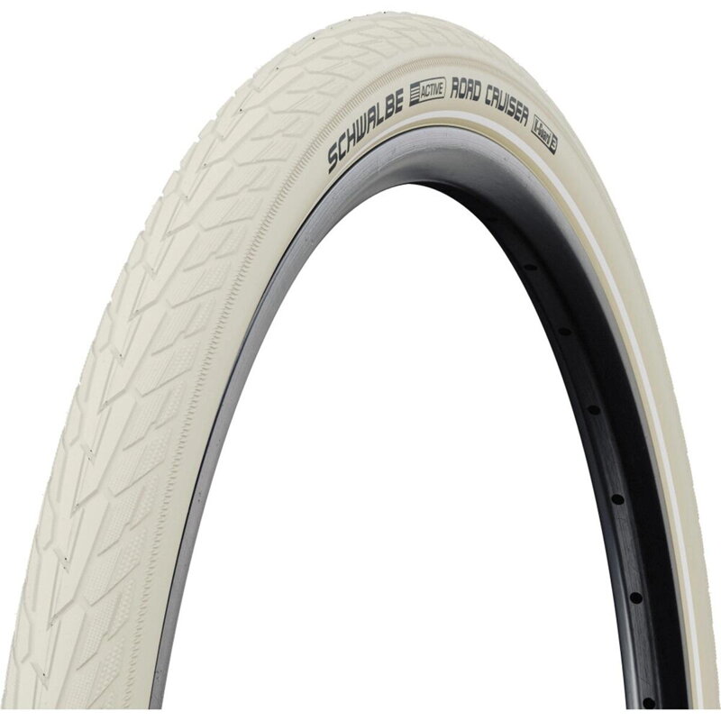 SCHWALBE Pneu ROAD CRUISER (42-622) 28x1.60 700x40C Active 50EPI K-Guard 705g Beige reflex SCHWALBE Pneu ROAD CRUISER (42-622) 28x1.60 700x40C Active 50EPI K-Guard 705g Beige reflex