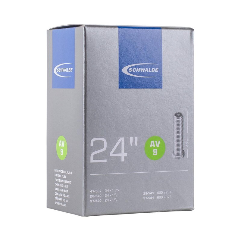 SCHWALBE Chambre à air AV9 24x1 1/8/1.75 40mm (28/47-507/541) 130g
