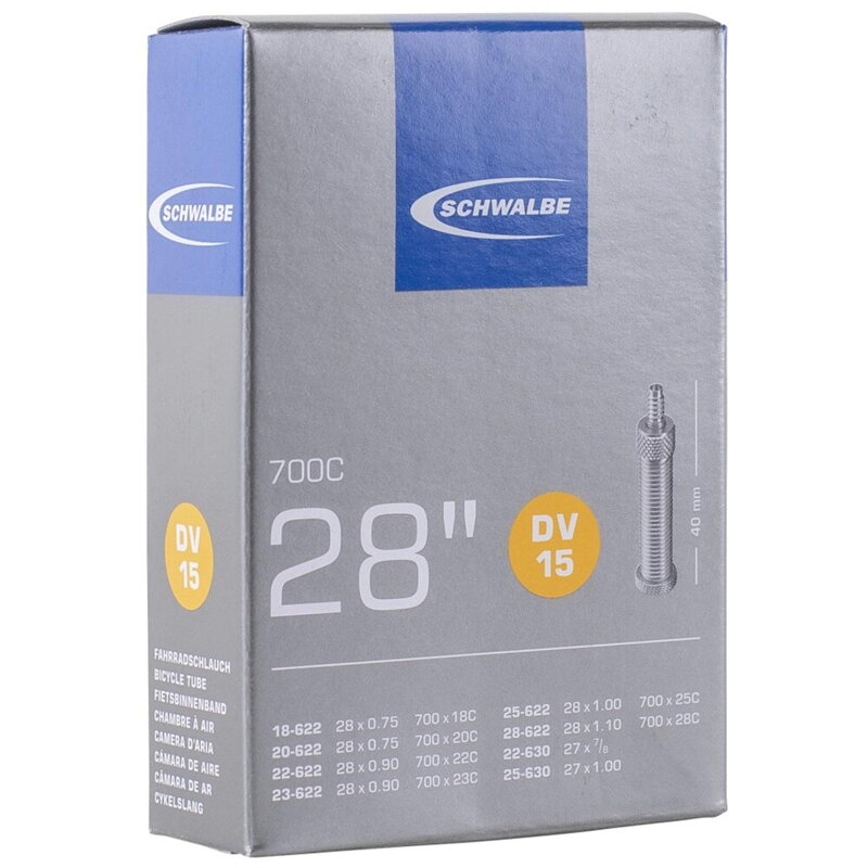 SCHWALBE Duša DV15 (18/28-622/630) 28x0.70–1.10 DV 40mm 105g