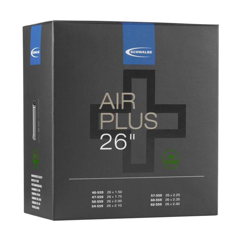 SCHWALBE Chambre à air AIR PLUS AV13AP 26x1,50/2,50 AV(40/62-559) 40mm 290g