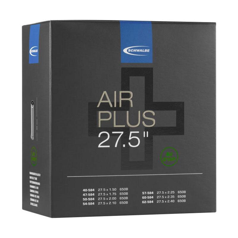SCHWALBE Chambre à air AIR PLUS AV21AP 27,5x1,50/2,40 AV(40/62-584) 40mm 305g