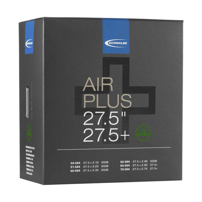 SCHWALBE Tube AIR PLUS AV21+AP 27,5x2,10/3,00 AV(54/70-584) 40mm 400g