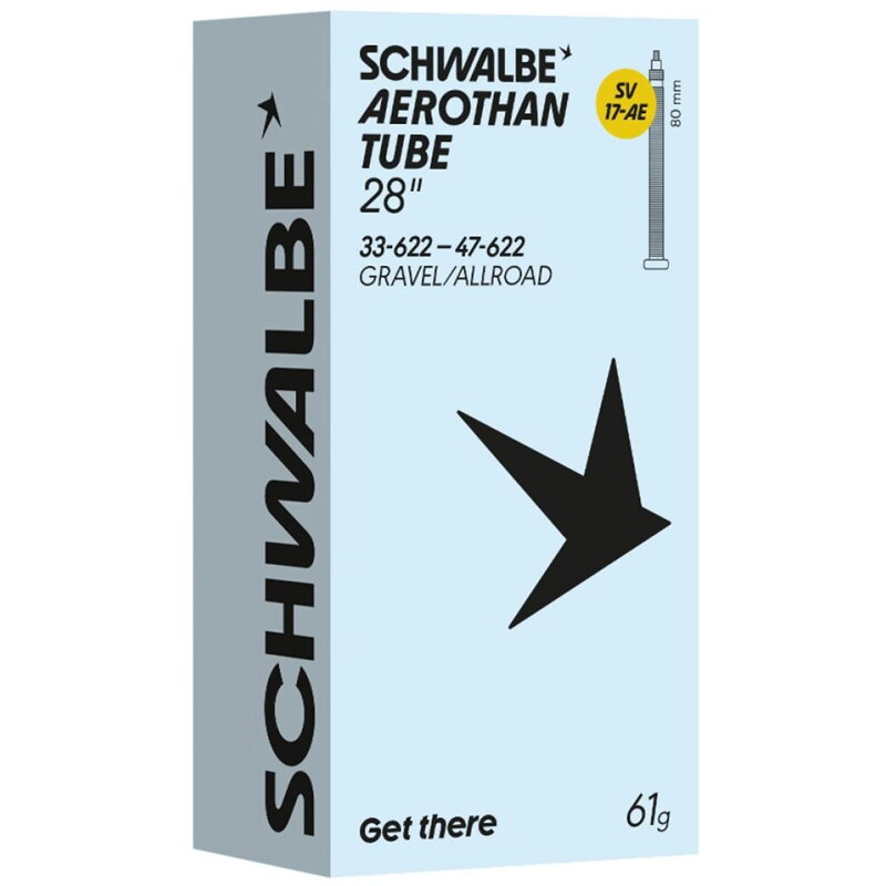 SCHWALBE Duša SV17-AE (33/47-622) 28x1.30–1.85 SV 80mm Aerothan 61g