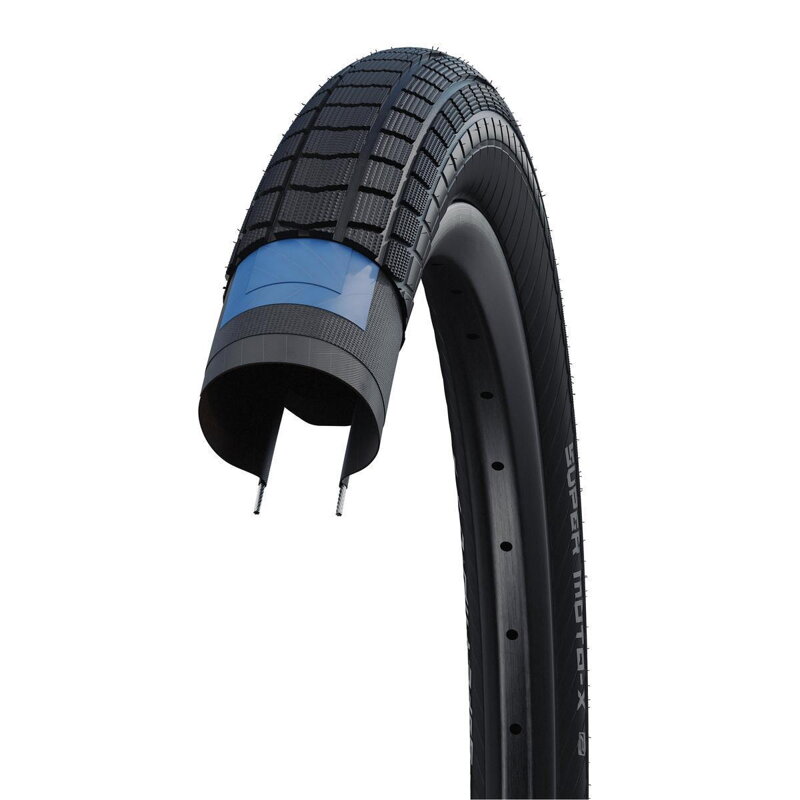 SCHWALBE Pneu SUPER MOTO-X (70-584) 27,5x2,80 Performance 67EPI RaceGuard 980g Noir
