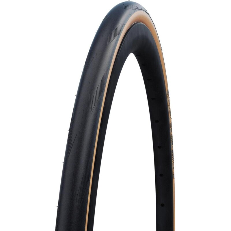 SCHWALBE Plášť ONE 700x32C (32-622) 67EPI 305g Perf RaceGuard Addix hnedý bok skladací