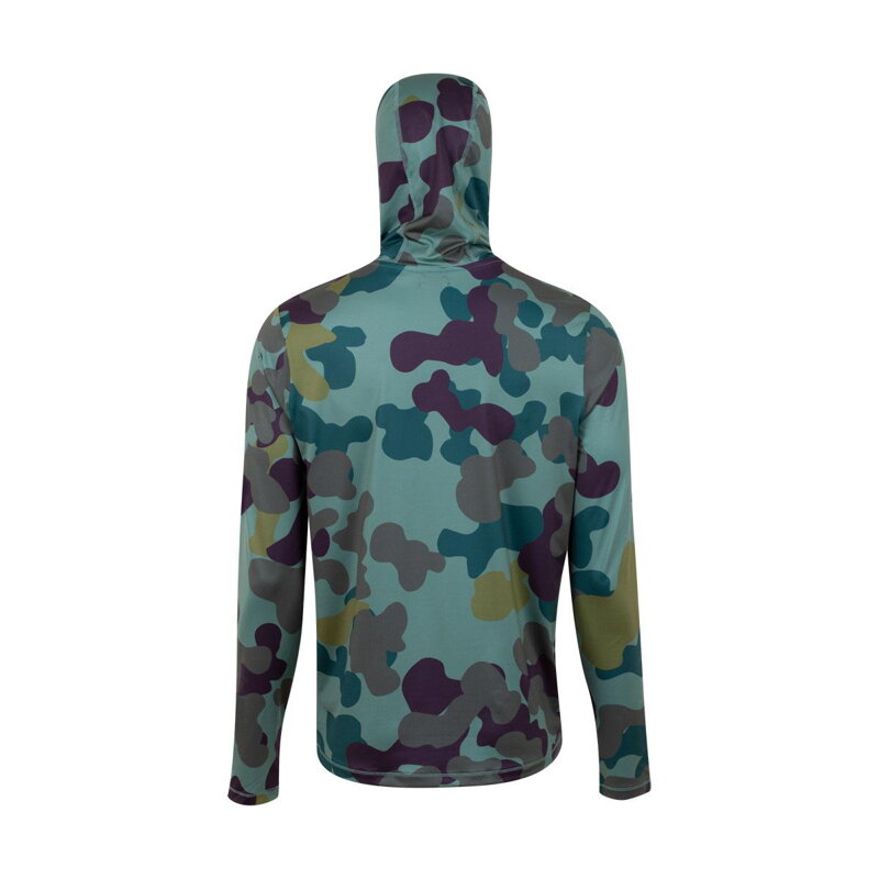 PEARL IZUMI T-shirt MIDLAND GRAPHIC LS PULLOVER HOODIE vert F22 PEARL IZUMI T-shirt MIDLAND GRAPHIC LS PULLOVER HOODIE vert F22