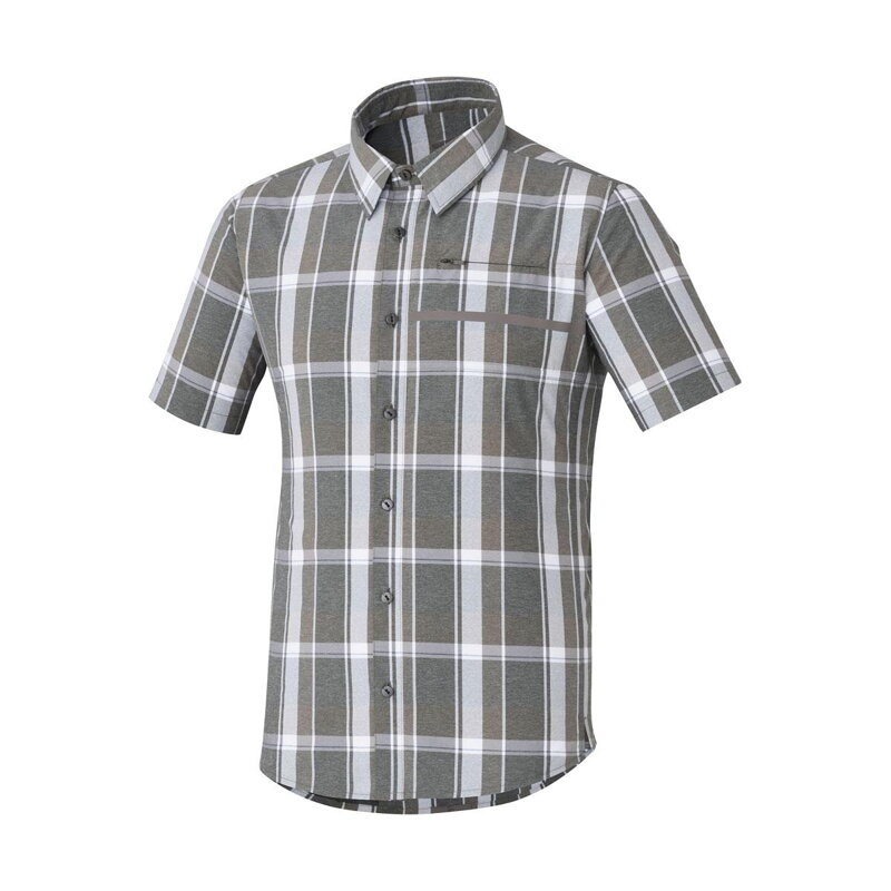 Chemise Transit Check SS gris-marron Chemise Transit Check SS gris-marron