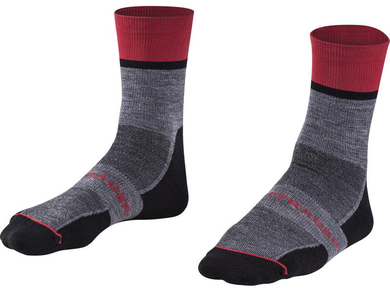 BONTRAGER Chaussettes Race Crew Wool gris BONTRAGER Chaussettes Race Crew Wool gris