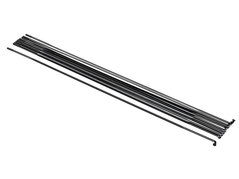 Rayons plats Bontrager noirs 274 mm