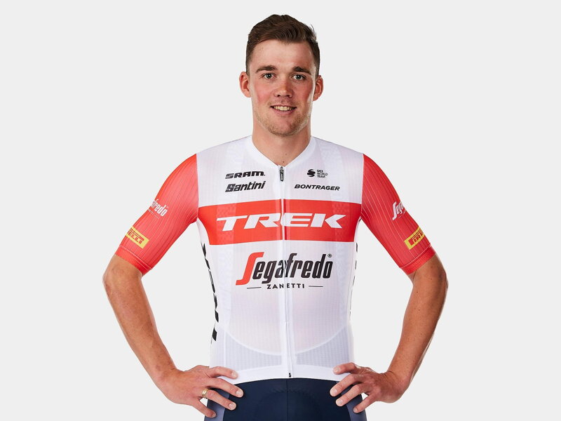 BONTRAGER Maillot Santini Replica Trek-Segafredo blanc et rouge /Taille L