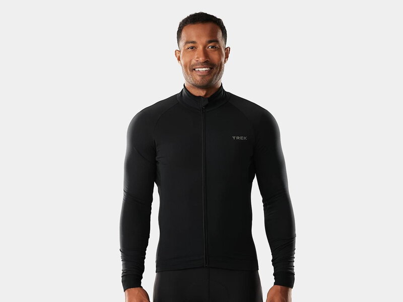Maillot Bontrager Trek Circuit Thermal manches longues noir Maillot Bontrager Trek Circuit Thermal manches longues noir