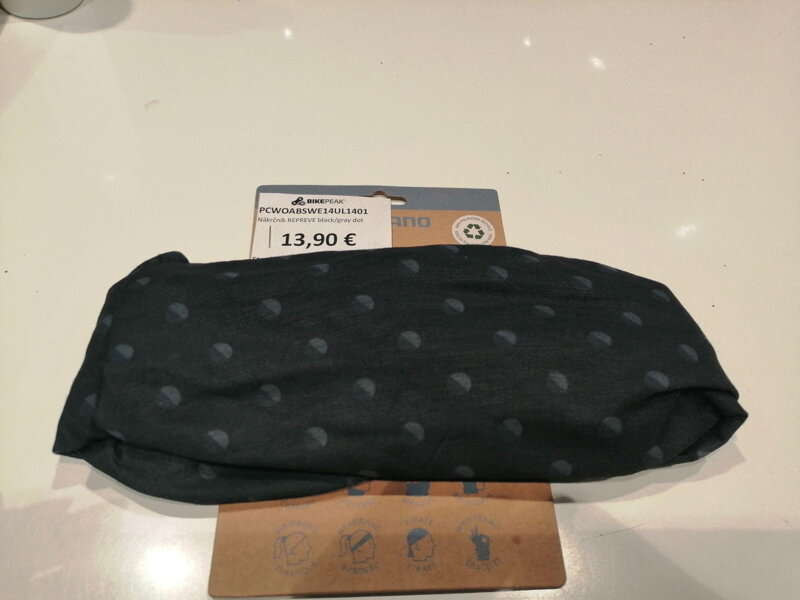 Tour de cou REPREVE noir/pois gris