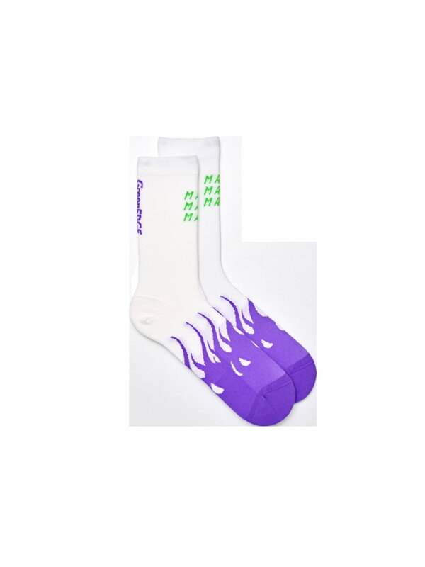 MAAP Chaussettes Jayco AlUla WORLDTOUR 26 TEAM violet/blanc